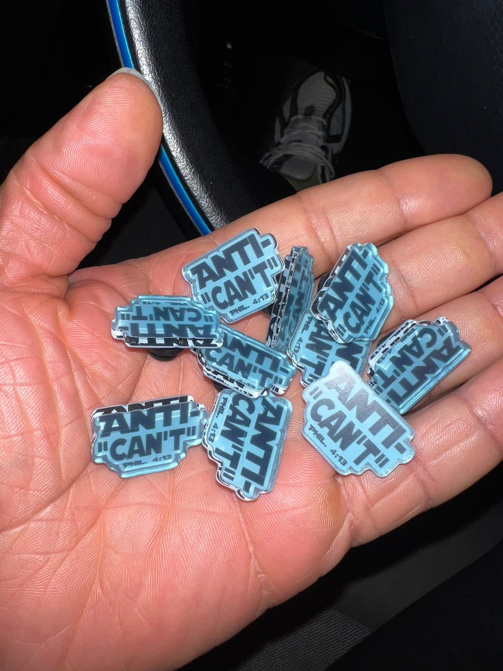 Anti-“Can’t” Lapel Pin